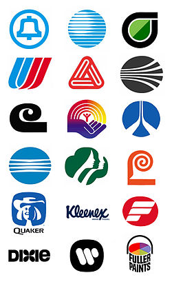 Sample of Logos by Saul Bass