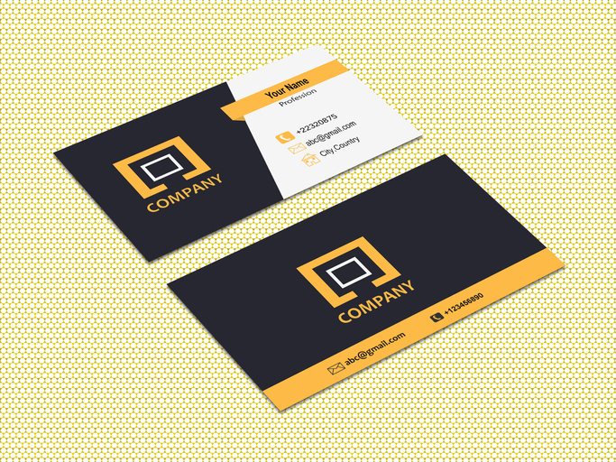 business card example